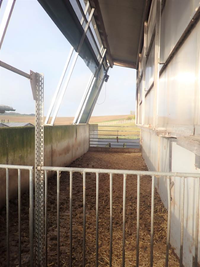 Bild 22: Deckzentrum Hofglück Auslauf